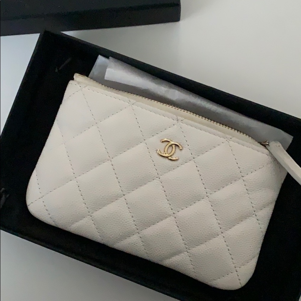 Chanel  Zip O Case Pouch